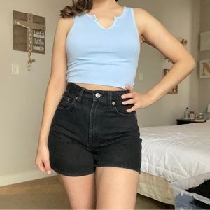 Size 4 Black Zara shorts